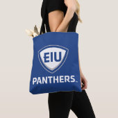 Tote Bag Logo Eastern Illinois Panthers Shield & Wordmark (De près)
