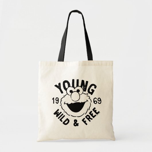 Tote Bag Logo Elmo Skate - Young, Wild & Free 1969 (Devant)