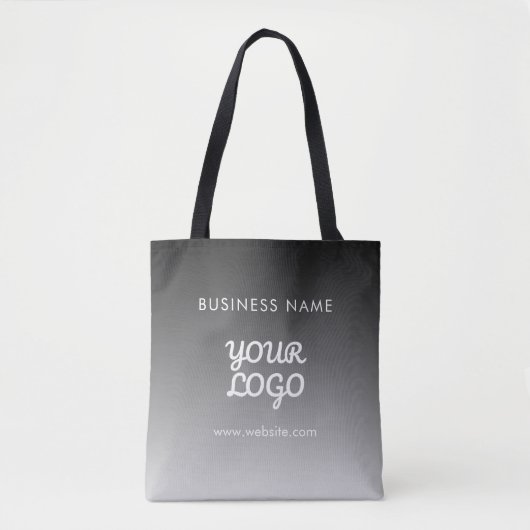 Tote Bag Logo et texte promotionnels modernes | Couleur mod (Devant)