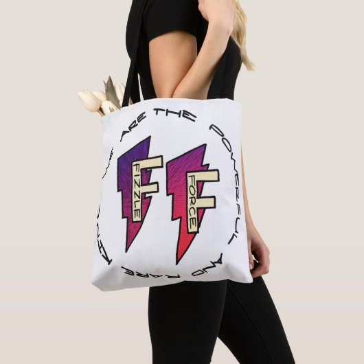 Tote Bag Logo Fizzle Force (De près)