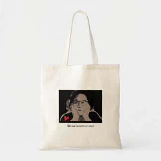 Tote Bag logo fourre-tout de Ridiculouswoman.com