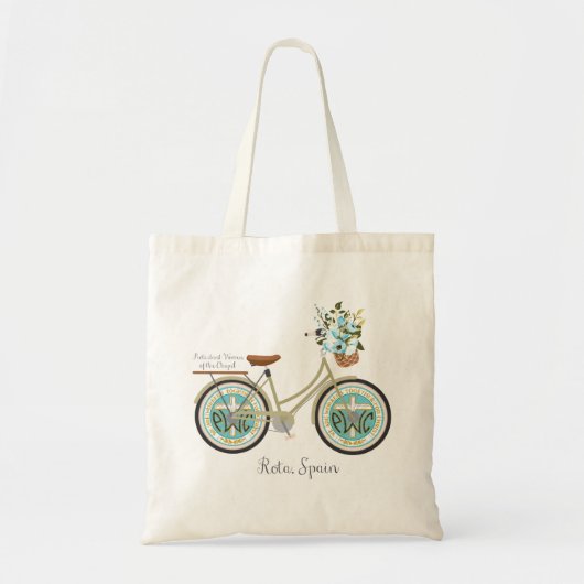 Tote Bag Logo Fourre-tout de vélo de PWOC (Devant)