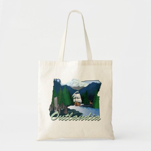 Tote Bag Logo Fourre-tout d'Outlandia (Devant)
