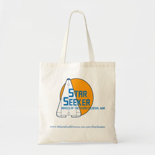 Tote Bag Logo Fourre-tout - planète orange de chercheur (Devant)
