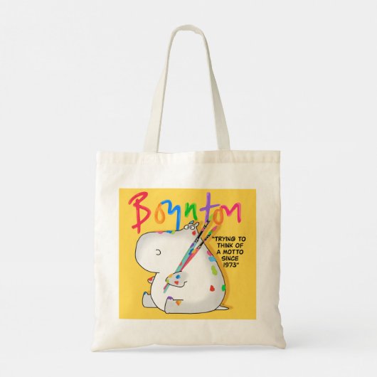 Tote Bag Logo Hippo de Boynton (Dos)