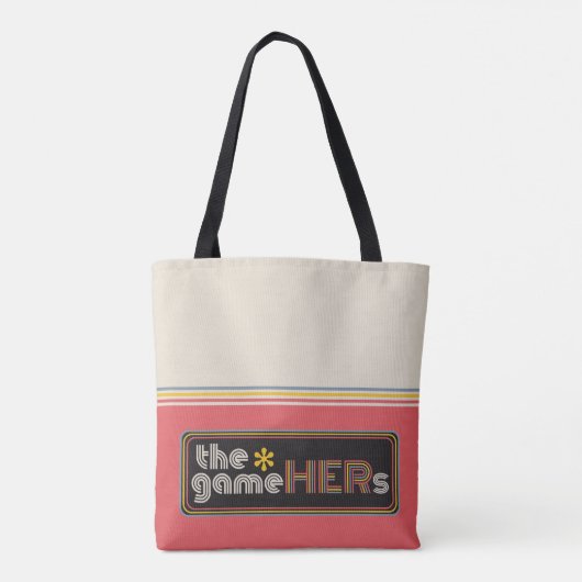 Tote Bag Logo horizontal*gameHERs (Dos)