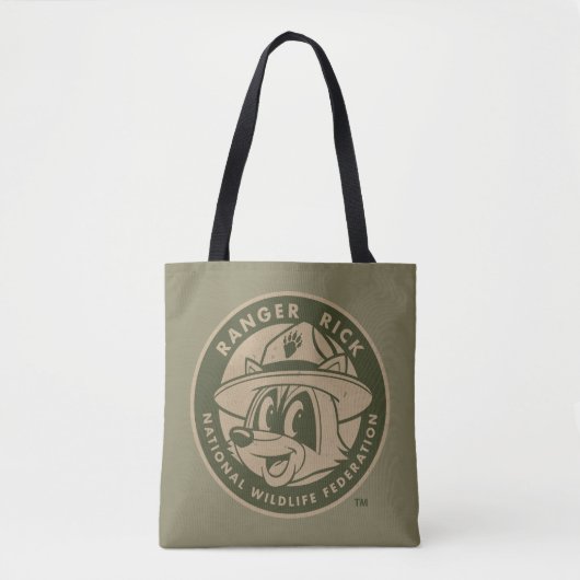 Tote Bag Logo kaki de Rick de garde forestière de Rick | de (Devant)