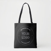 Tote Bag Logo modifiable Remplacement et nom de l'entrepris (Devant)