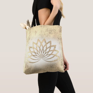 Tote Bag logo or lotus