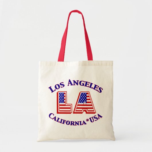 Tote Bag Logo patriotique Los Angeles USA (Devant)