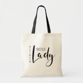 Tote Bag Logo personnalisé de la dame du patron (Devant)