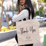 Tote Bag Logo personnalisé Simple Minimaliste Business Merc<br><div class="desc">Express votre appréciation grâce à notre Sac fourre-tout de logo personnalisé Simple Minimalist Business Merci ! Ce sac fourre-tout polyvalent est le moyen idéal pour exprimer votre gratitude aux clients, aux clients ou aux employés. Avec son design minimaliste, son site et son logo personnalisés, il respire le professionnalisme et le...</div>