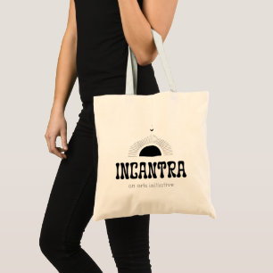 Tote Bag logo principal incantra (foncé sur clair)