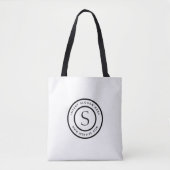 Tote Bag Logo Professionnel Plain Simple Moderne (Devant)