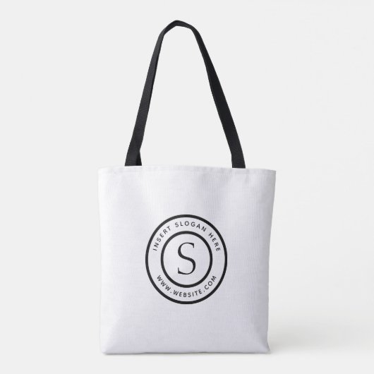 Tote Bag Logo Professionnel Plain Simple Moderne (Dos)