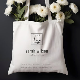 Tote Bag Logo promotionnel personnalisé minimaliste