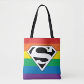 Tote Bag Logo Rainbow Superman (Devant)