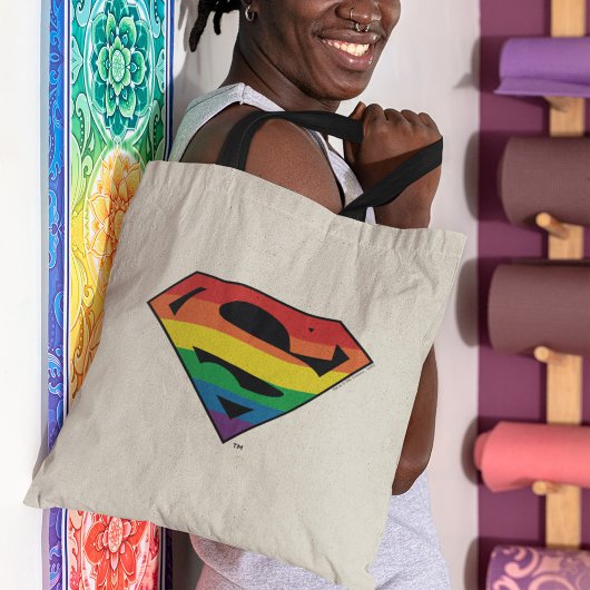 Tote Bag Logo Rainbow Superman