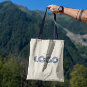 Tote Bag Logo rectangulaire moderne Navy Promo