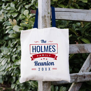 Tote Bag Logo Retro Moderne Famille Reunion