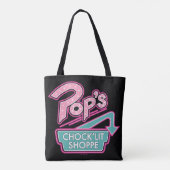 Tote Bag Logo rose du magasin Chock'Lit de Pop (Dos)