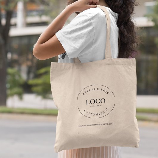 Tote Bag Logo Simple Minimaliste Promotionnel Business Swag