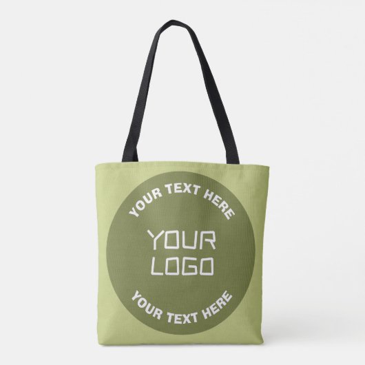 Tote Bag Logo téléchargé ou design & texte modifiable Toute (Dos)