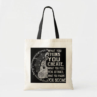 Tote Bag Loi D'Attraction Méditation Spirituelle Bouddha