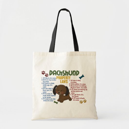 Tote Bag Lois 4 de propriété de teckel (Devant)