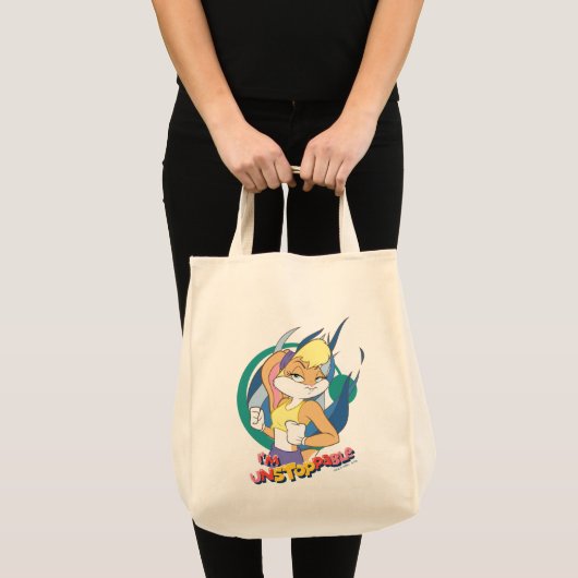 Tote Bag Lola Bunny "Je ne peux pas arrêter" (Devant (produit))