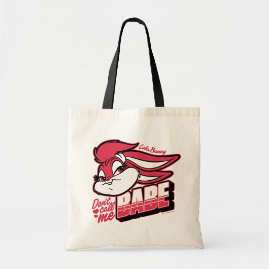 Tote Bag Lola Bunny ne m'appelle pas Babe (Devant)