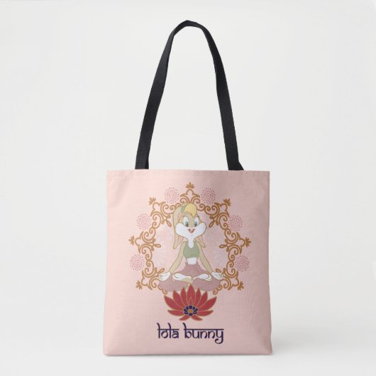 Tote Bag Lola Bunny Yoga Lotus Pose (Devant)