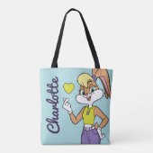 Tote Bag Lola Finger Heart (Dos)