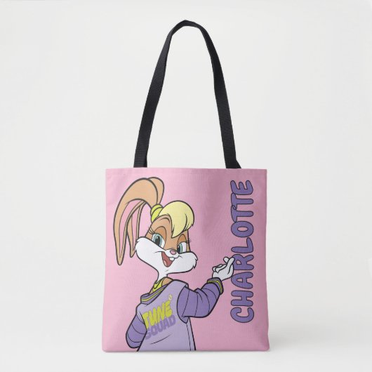 Tote Bag Lola TUNE SQUAD™ Varsity Heart (Devant)