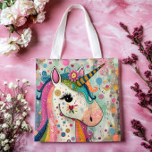 Tote Bag Lolli la licorne radiante