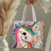 Tote Bag Lolli la licorne radiante