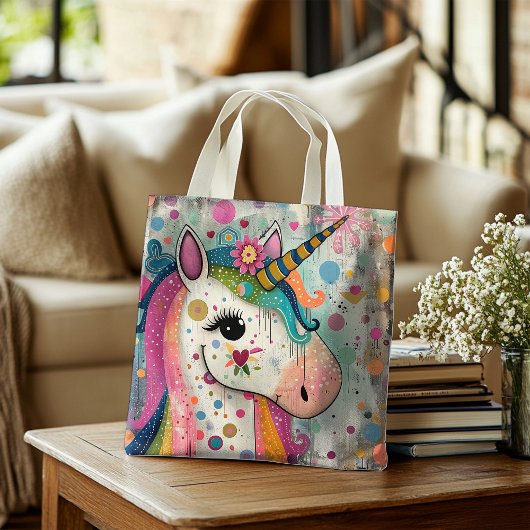 Tote Bag Lolli la licorne radiante