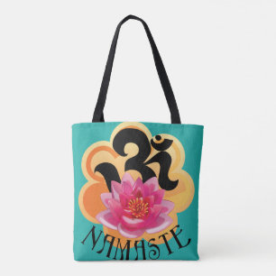 Tote Bag L'OM Namaste partout Fourre-tout imprimé