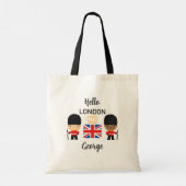 Tote Bag London Guards Nom de la peau mixte Angleterre (Dos)
