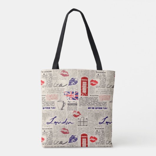 Tote Bag Londres, Angleterre (Dos)