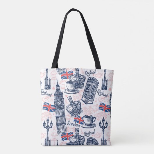 Tote Bag Londres, Angleterre (Dos)