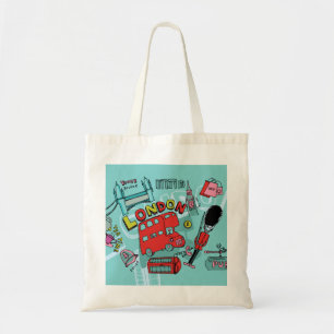 Tote Bag Londres ~ Angleterre United Kingdom Travel Art