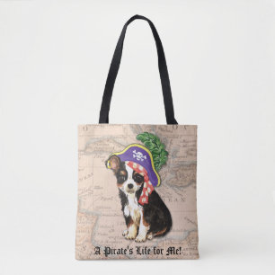 Tote Bag Long manteau Chihuahua Pirate