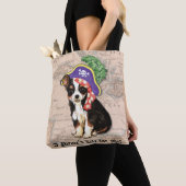 Tote Bag Long manteau Chihuahua Pirate (De près)