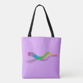 Tote Bag Long Shofar (arc-en-ciel) (Dos)