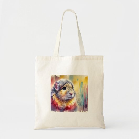 Tote Bag Longnosed armadillo 310824AREF132 - Watercolor (Devant)
