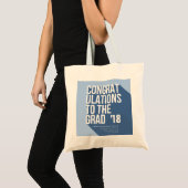 TOTE BAG LONGUE OMBRE FÉLICITES À LA GRADE (Devant (produit))