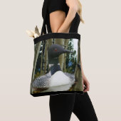 Tote Bag Loon sauvage (De près)