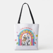 Tote Bag LOONEY TUNES™ - Celebrate Diversity Pride Arc-en-c (Dos)
