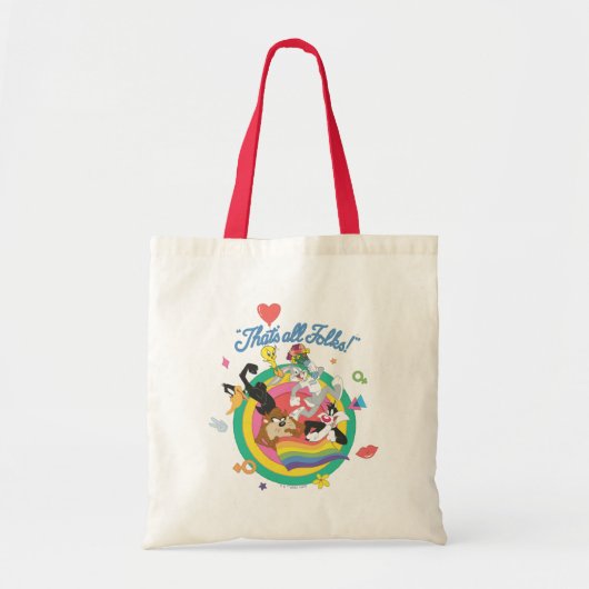Tote Bag LOONEY TUNES™ - C'est tout le monde ! Pride Bullse (Devant)